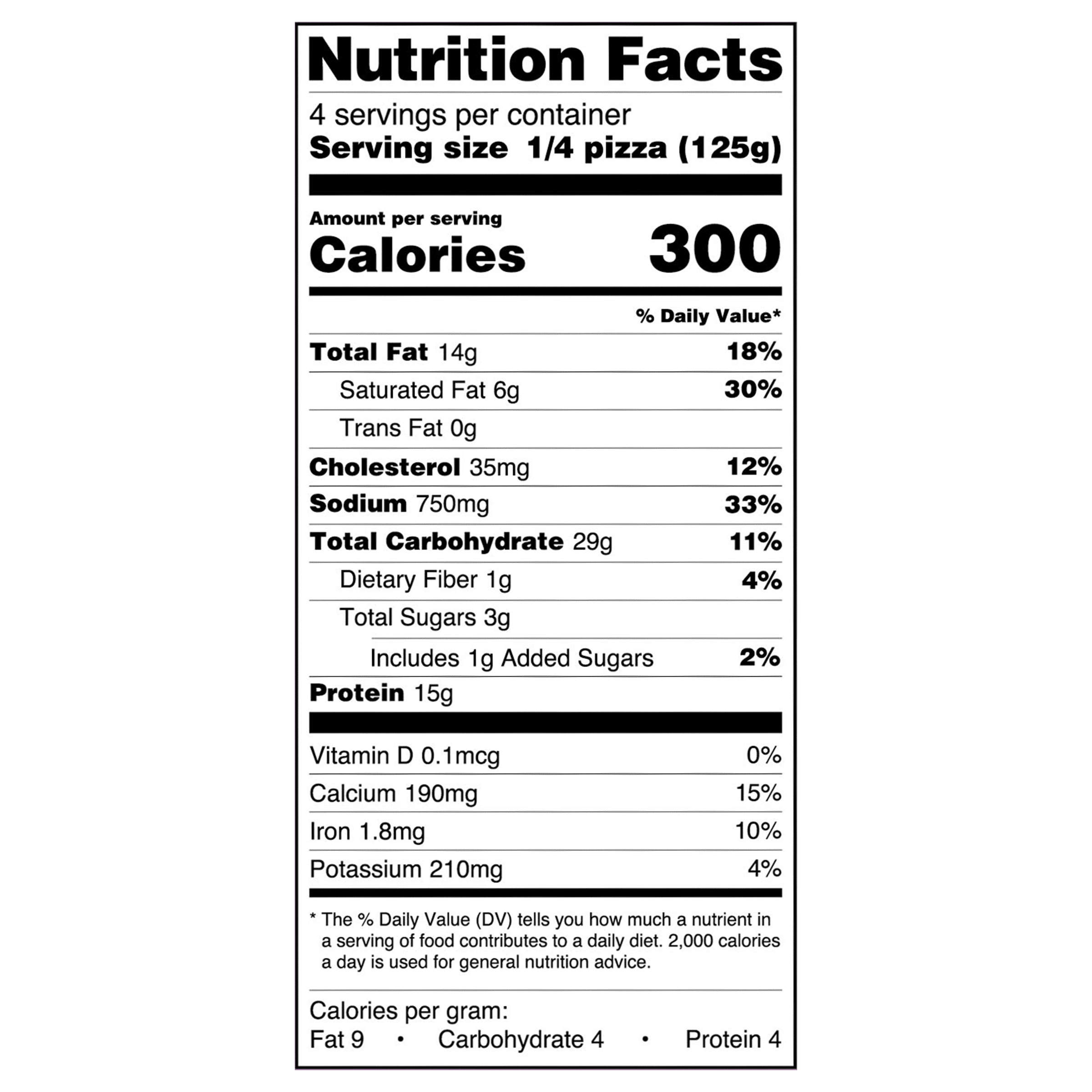 Great Value Thin Crust Chicken Bacon Ranch Frozen Pizza 17.55 Oz