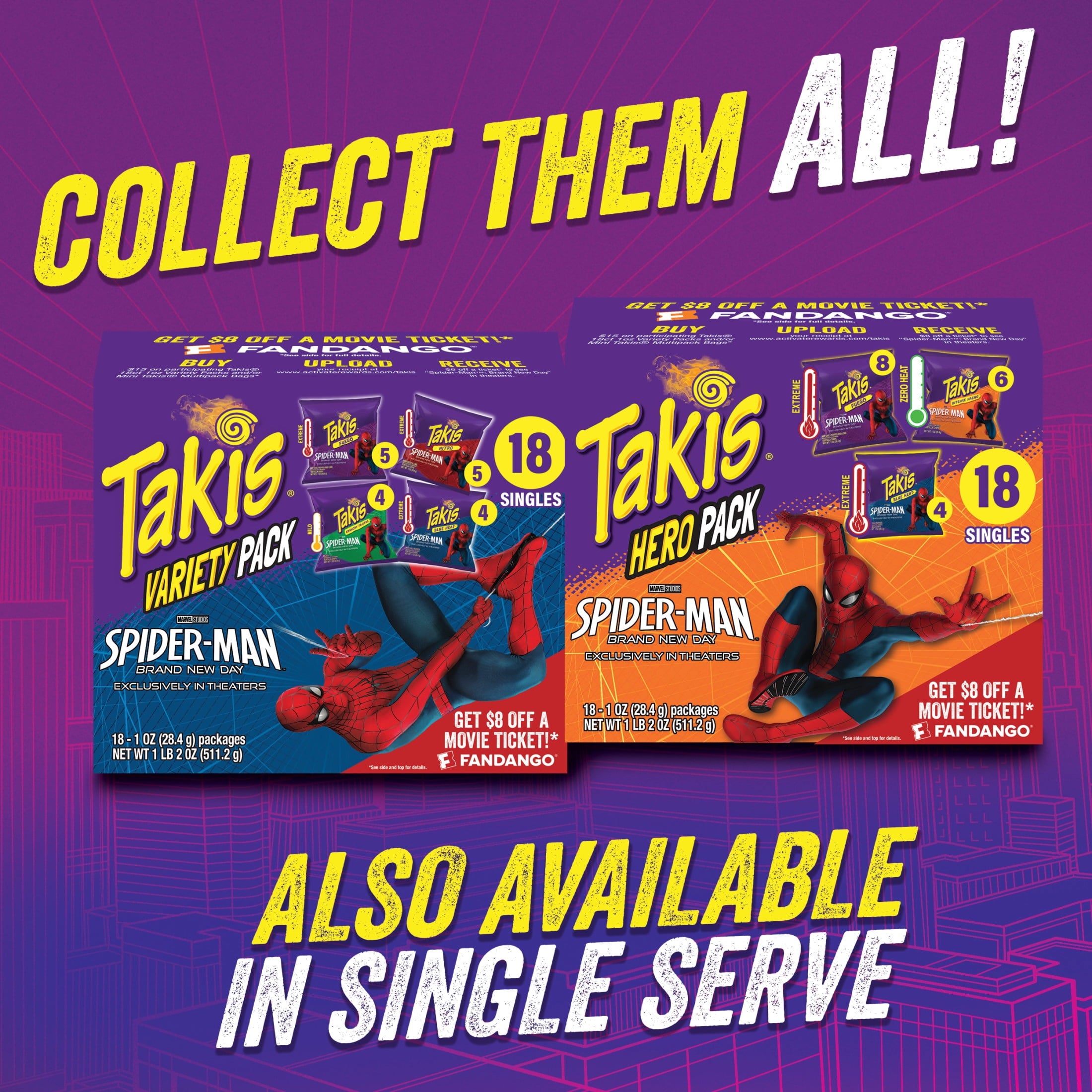 Hot Chili Pepper Rolled Tortilla Chips 9.9 Oz Takis