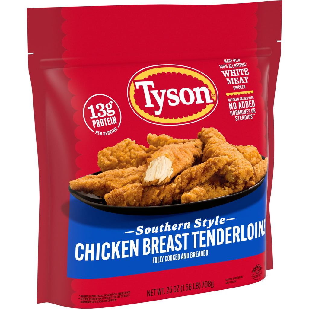 Tyson Southern Style Chicken Breast Tenderloins Frozen 25 Oz