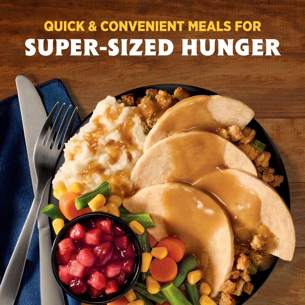 Hungry-Man Carved White Meat Roasted Turkey Frozen Meal 16 Oz