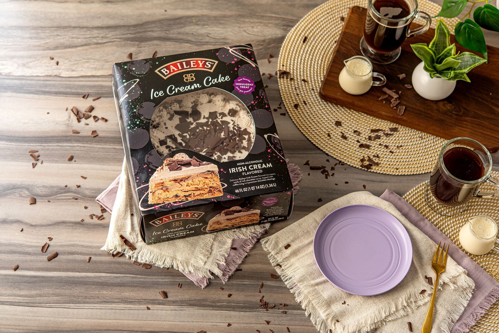 Baileys Irish Cream Nonalcoholic Ice Cream Cake With Premium Chocolate Carvel