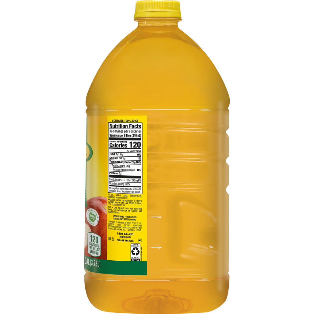 Mott's 100% Juice Original Apple Juice 1 gal Bottle