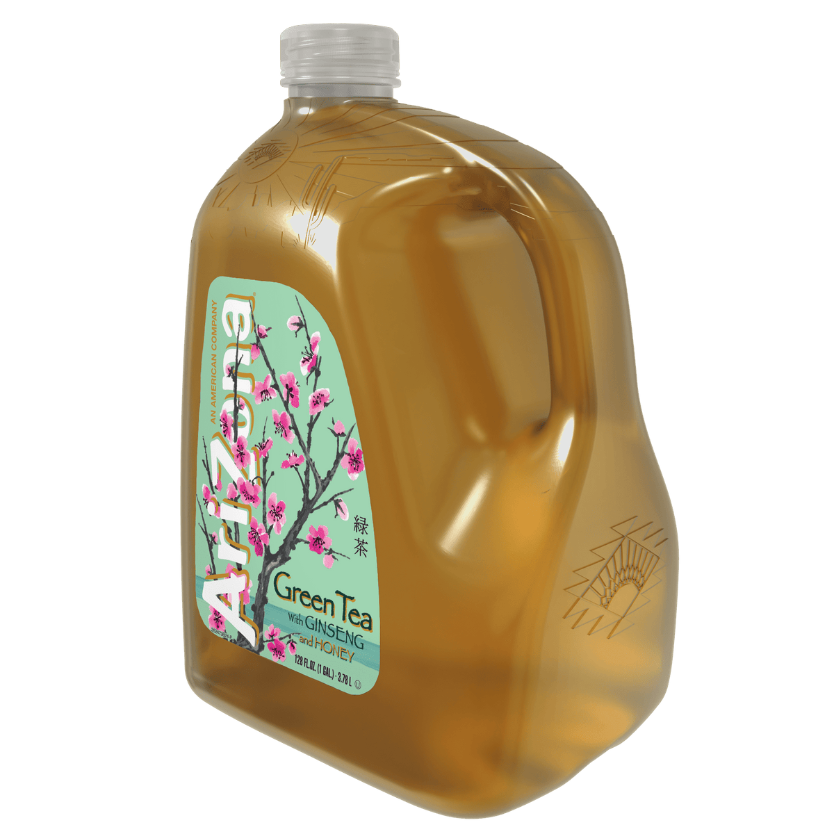 AriZona Green Tea with Ginseng and Honey Naturally Caffeinated 128 fl oz