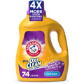 ARM & HAMMER Plus OxiClean Odor Blasters Liquid Laundry Detergent Fresh Burst 96.2 fl oz 74 Loads