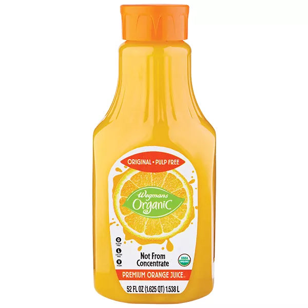Wegmans Organic Original Pulp Free Premium Orange Juice 52 fl. oz.