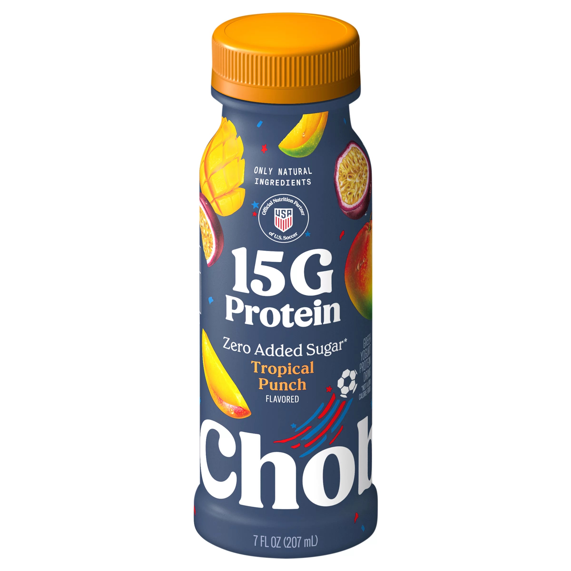 Chobani Zero Added Sugar Greek Yogurt Tropical Punch Flavored Protein Drink 7 fl. oz.