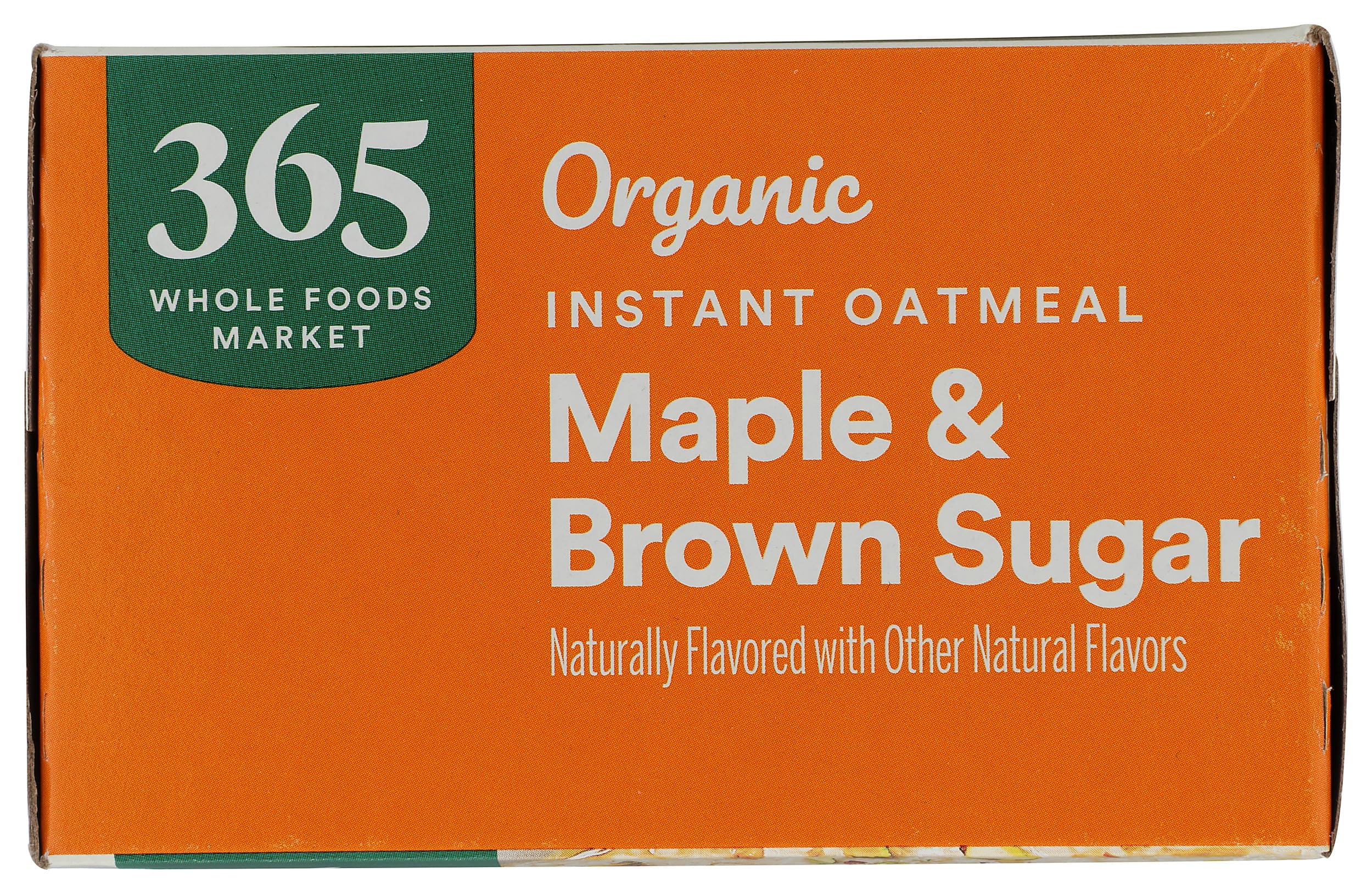 Organic Instant Oatmeal Maple & Brown Sugar 1.41 Oz 365 By Whole Foods Market