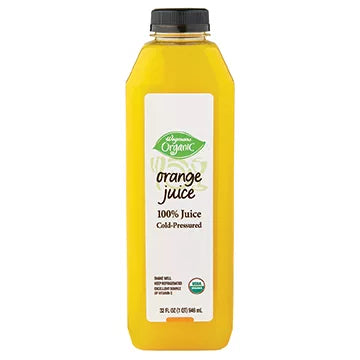 Wegmans Organic Cold-Pressured Orange Juice 32 fl. oz.