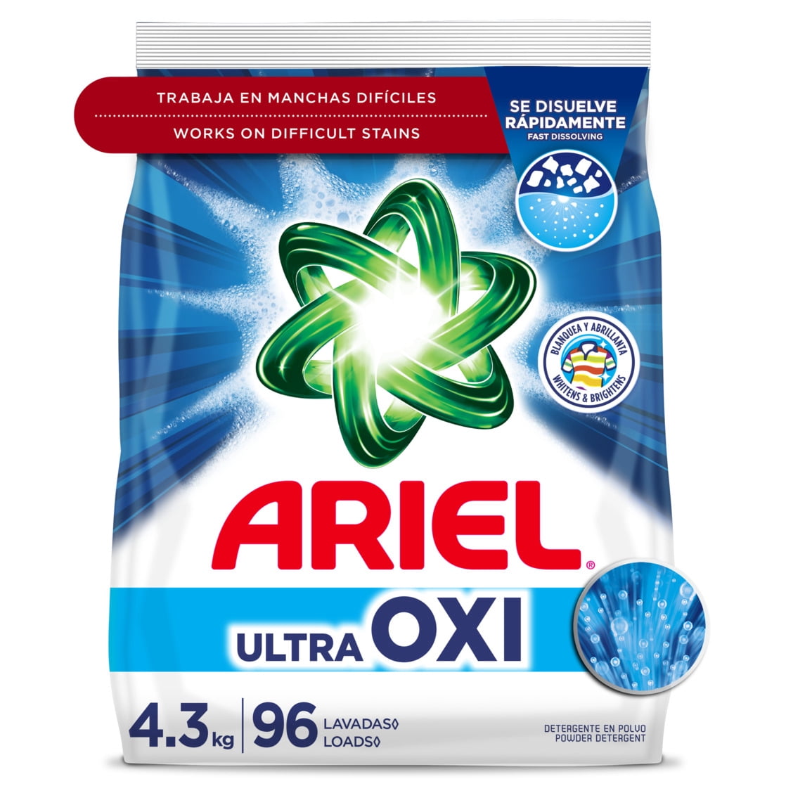 Ariel Ultra Oxi Powder Laundry Detergent Original Scent 153 oz 96 Loads