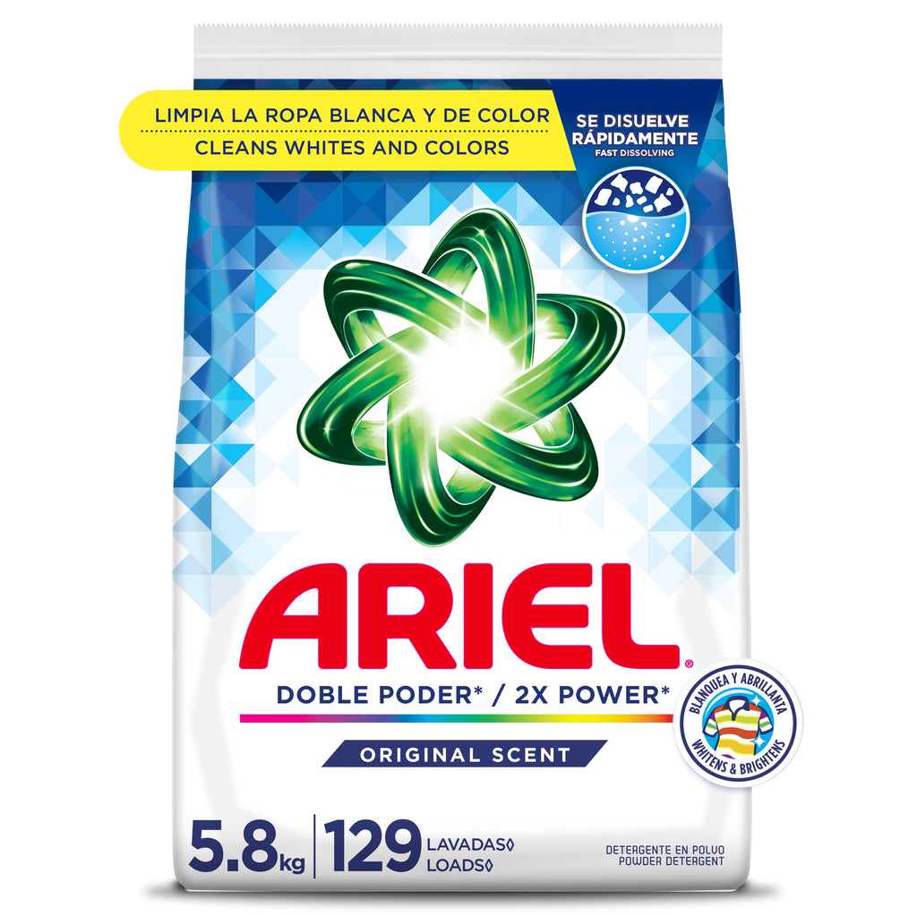Ariel Powder Laundry Detergent Original Scent 129 Loads 205 oz
