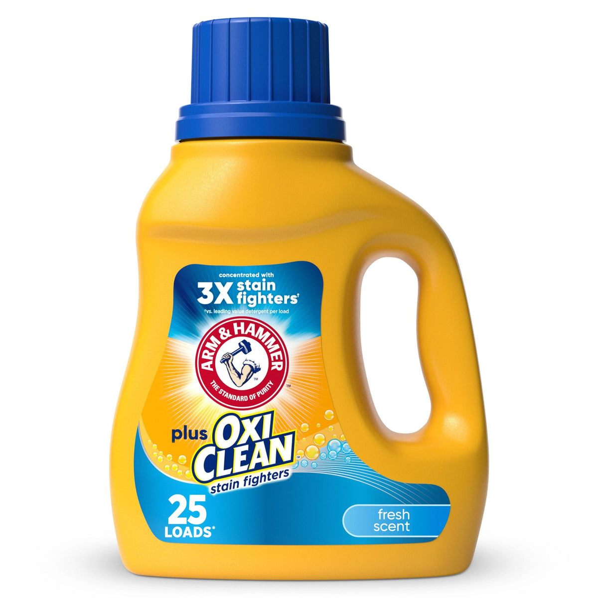 ARM & HAMMER Plus OxiClean Ultra Stain Fighters Liquid Laundry Detergent Fresh Scent 32.5 fl oz