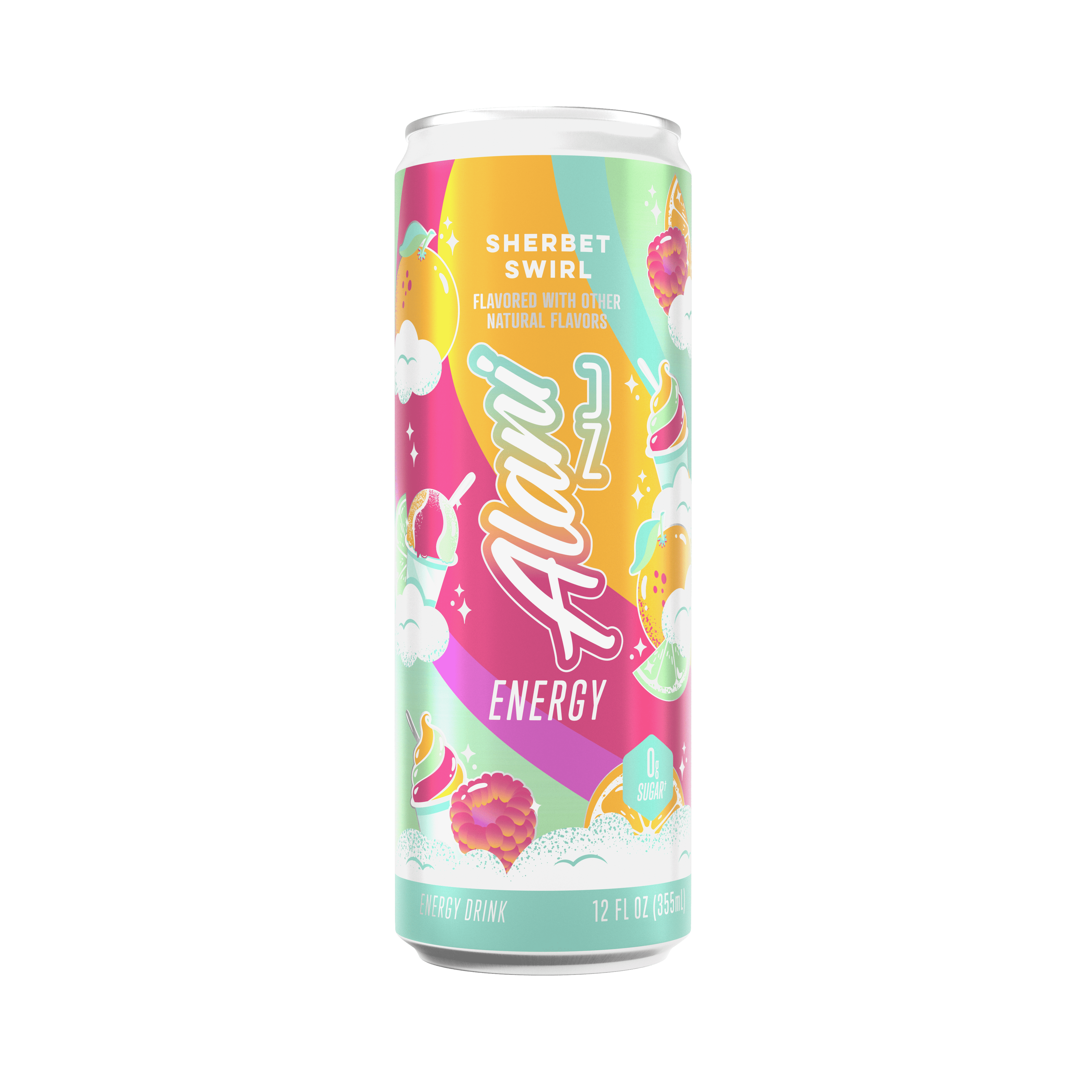 Alani Nu Sherbet Swirl Energy Drink 12 fl oz Single Can
