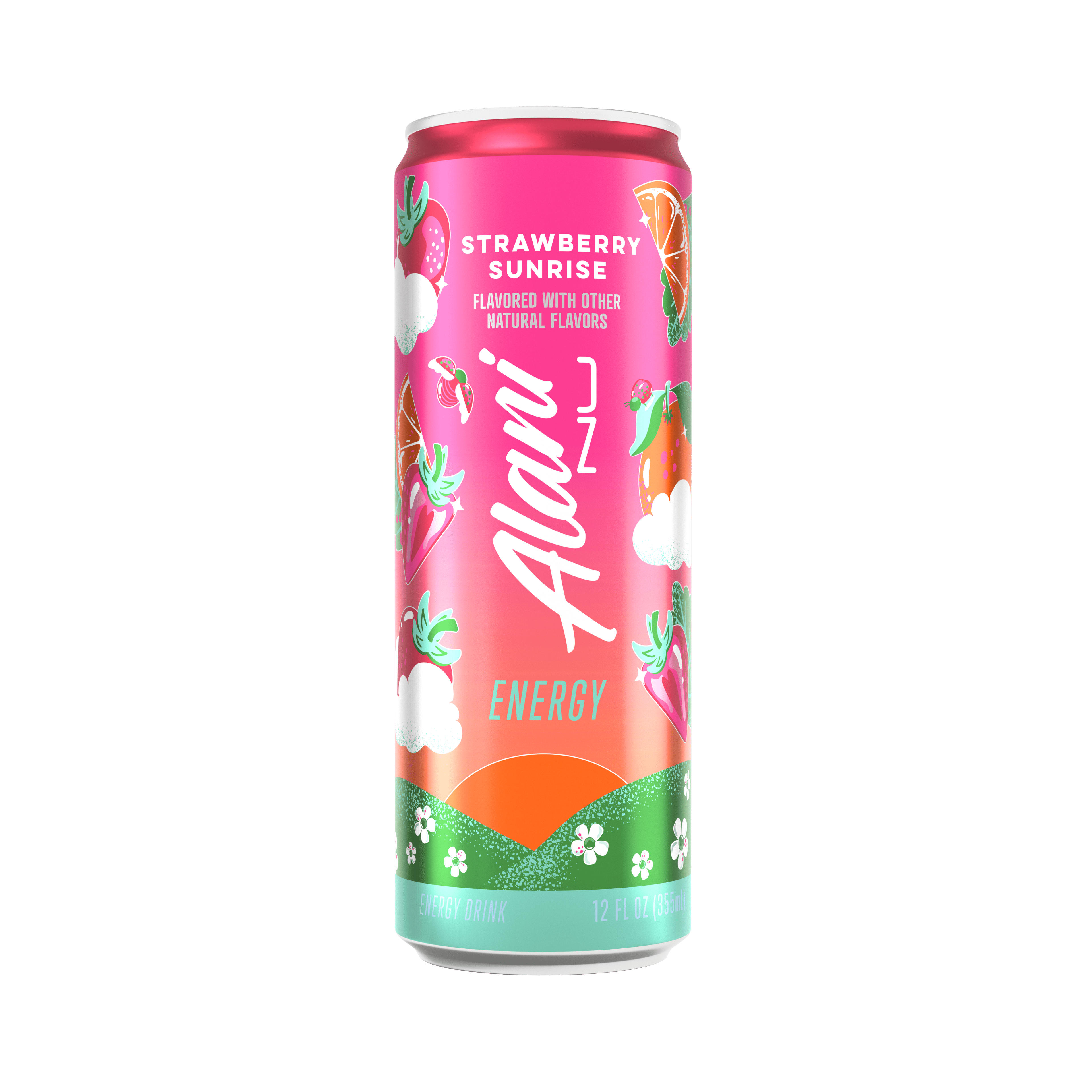 Alani Nu Strawberry Sunrise Energy Drink 12 fl oz Single Can