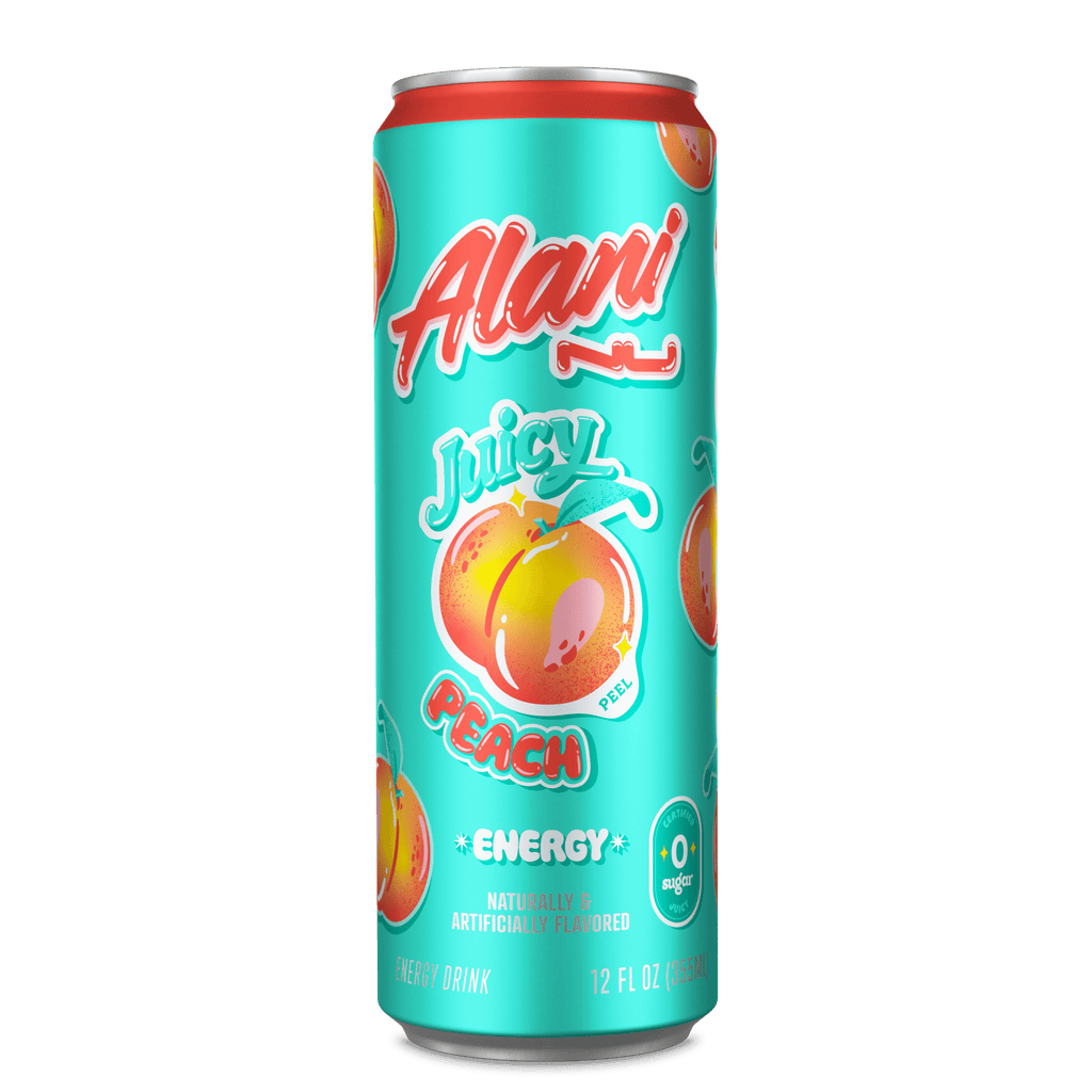 Alani Nu Juicy Peach Energy Drink 12 fl oz Single Can