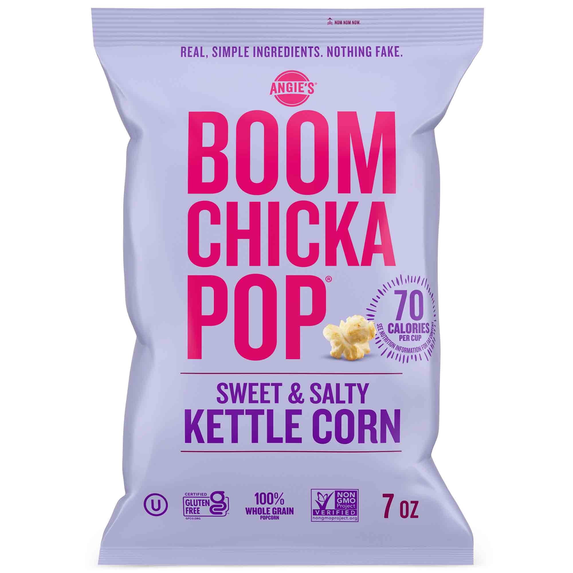 Sweet & Salty Kettle Corn Popcorn 7 Oz 1 Count Angie's BOOMCHICKAPOP