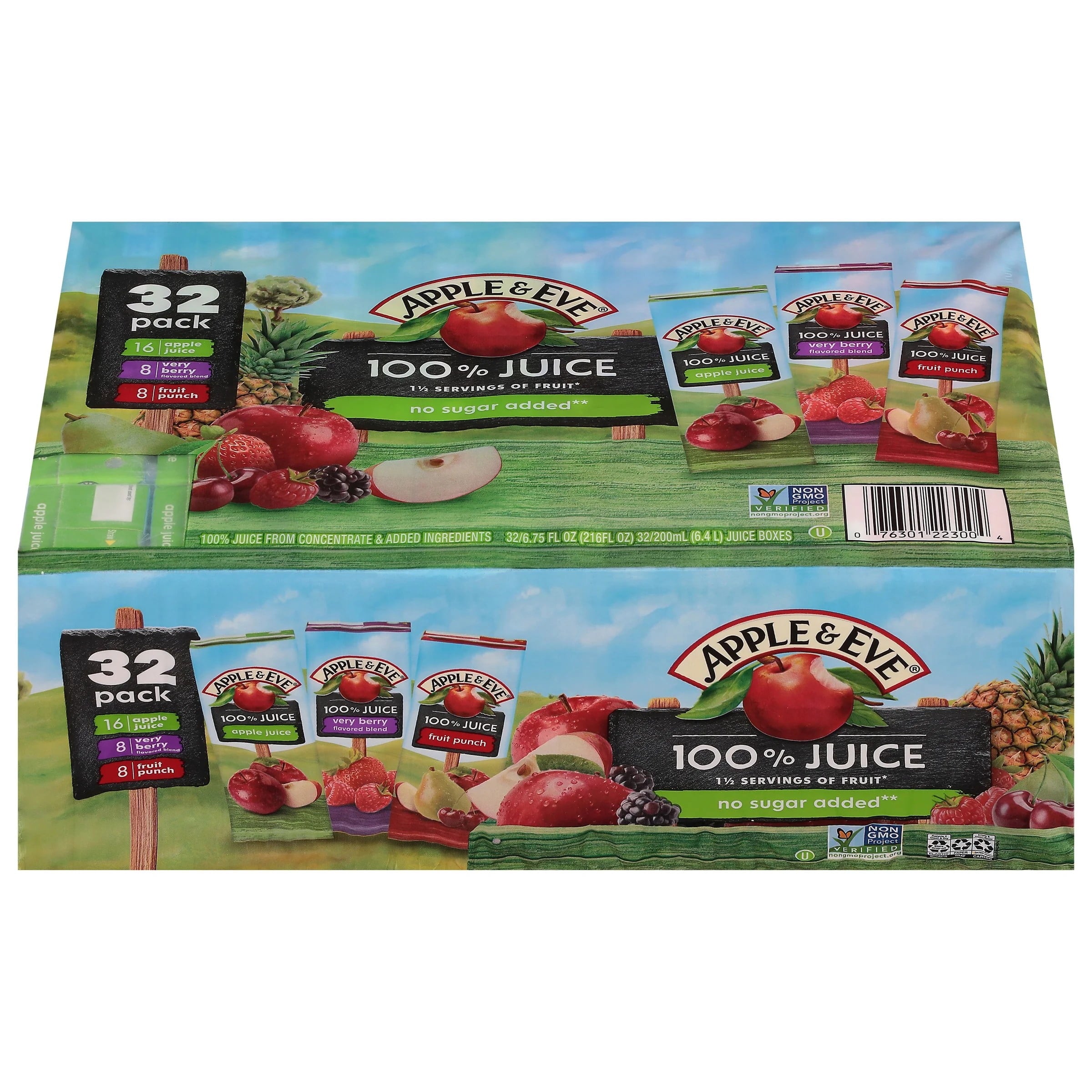 Apple & Eve 100% Juice Drink Variety Pack 6.75 fl oz 32 Count