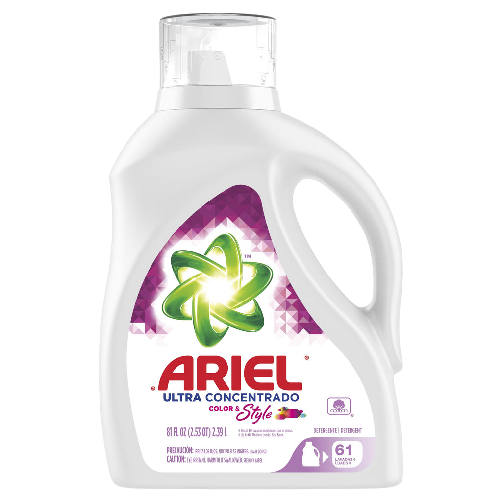 Ariel Ultra Concentrated Color & Style Liquid Laundry Detergent Original Scent 81 fl oz 61 Loads