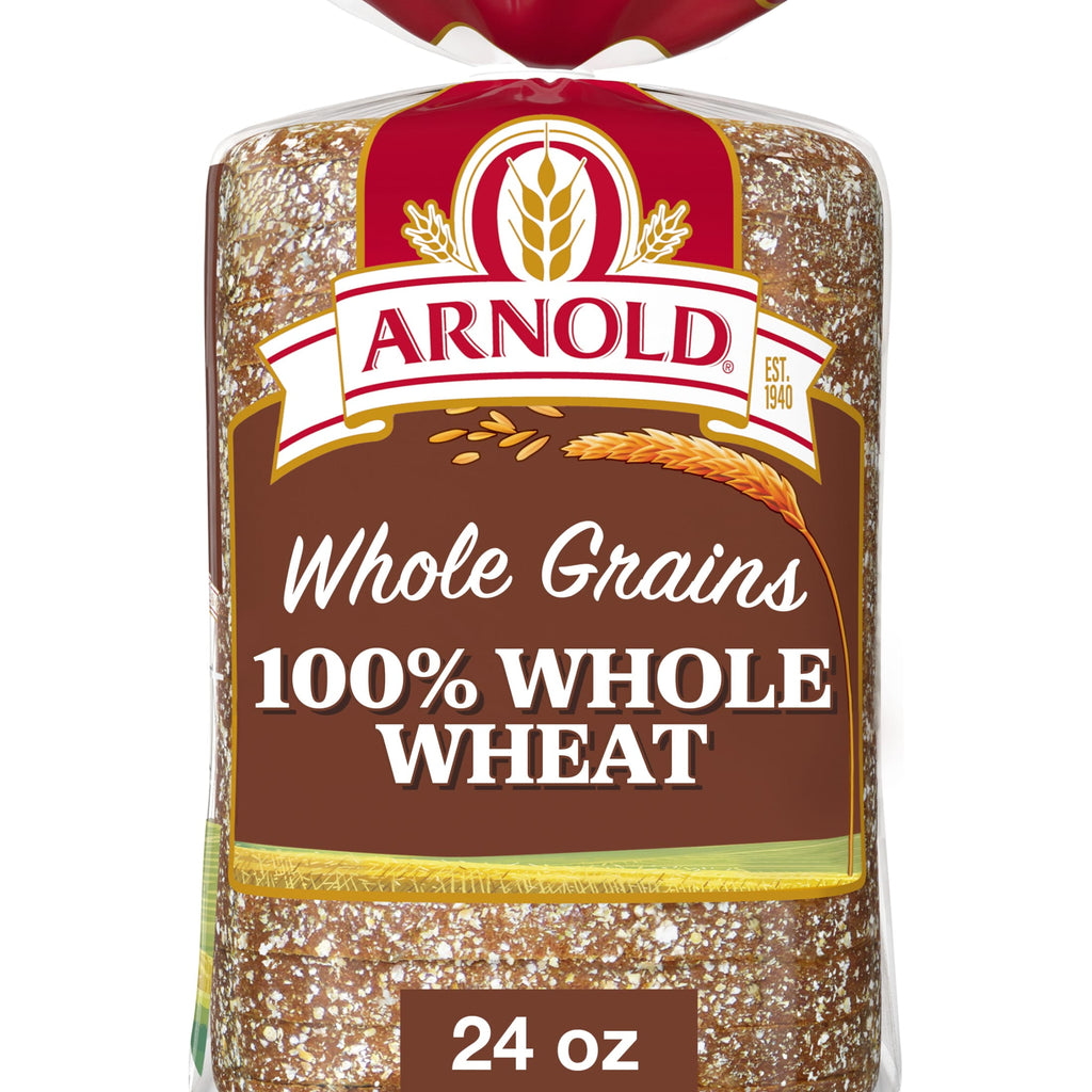 Whole Grains 100% Whole Wheat Bread 24 Oz