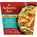 Authentic Asia Thai Style Coconut Curry Chicken Frozen Meal 10 Oz