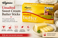Wegmans Unsalted Sweet Cream Butter Sticks, 16 oz (1 lb)