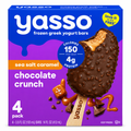 Yasso Sea Salt Caramel Chocolate Crunch Frozen Greek Yogurt Bars, 4 Count