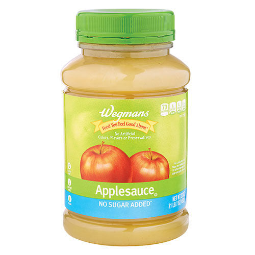 Wegmans Jarred No Sugar Added Applesauce 23 oz
