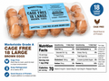 Marketside Cage-Free Large Brown Eggs, Grade A, 18 Count