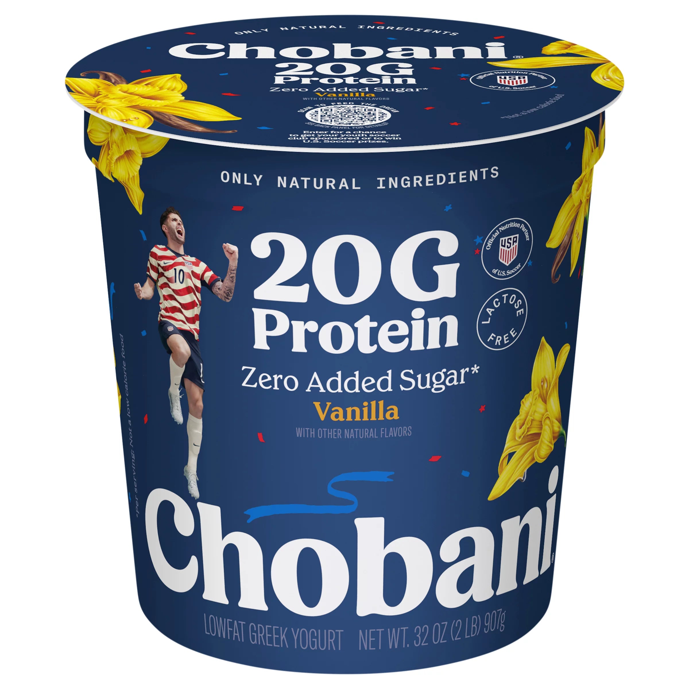 Chobani Lowfat Greek Vanilla Yogurt 32 ounce