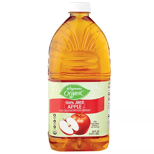 Wegmans Organic 100% Apple Juice 64 fl. oz.