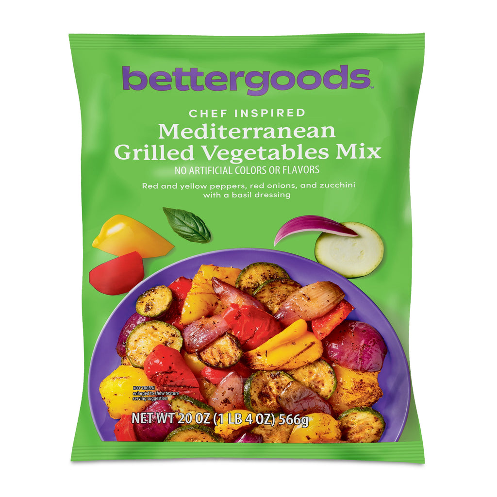 Bettergoods Mediterranean Grilled Vegetables Mix Frozen 20 Oz