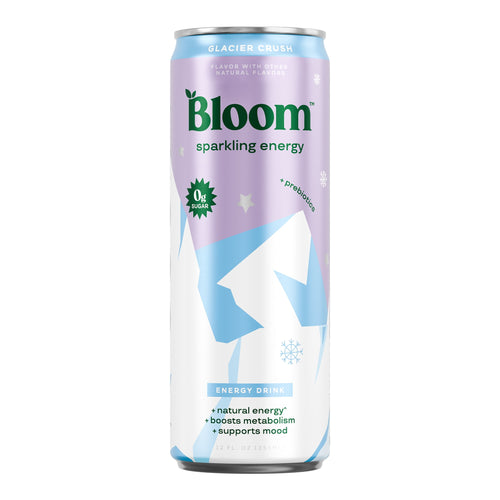Bloom Nutrition Sparkling Energy Drink Glacier Crush 12 fl oz Single Can