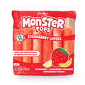 Budget Saver Monster Pops Strawberry Lovers 12 Count 36 Fl Oz