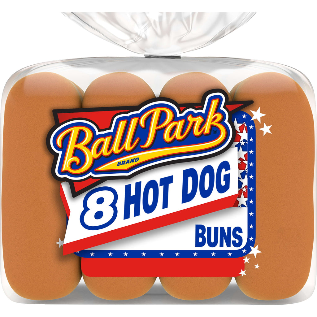 White Hot Dog Buns 14 Oz 8 Count