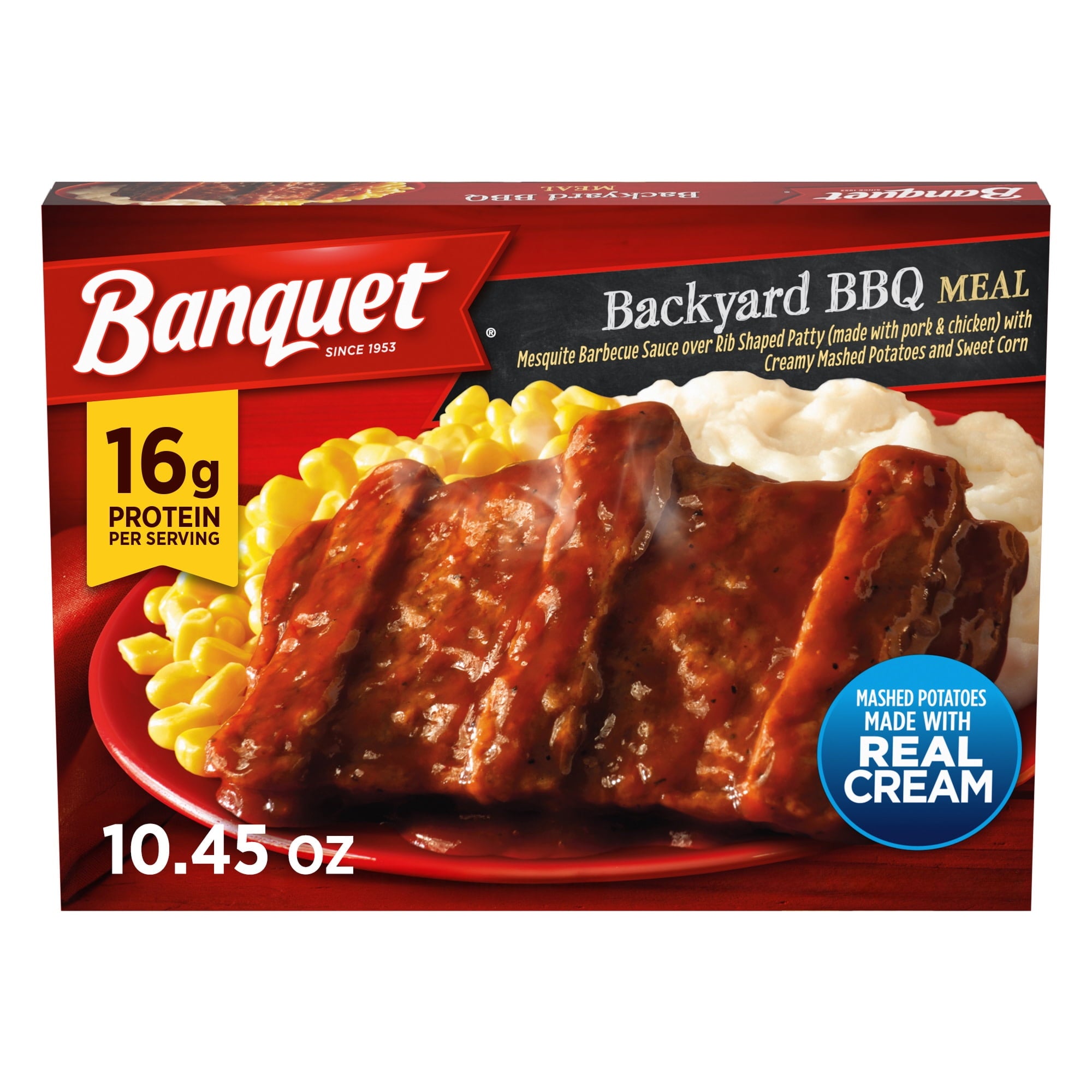Banquet Backyard BBQ Frozen Meal 10.45 Oz