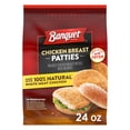 Banquet Chicken Breast Patties Frozen Meal 24 Oz