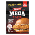 Banquet MEGA Filets Original Crispy Chicken Filets, 13g Protein per Serving, Frozen Meal, 24 oz., 6-Count