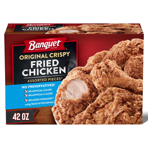 Banquet Original Crispy Fried Chicken Frozen 42 Oz