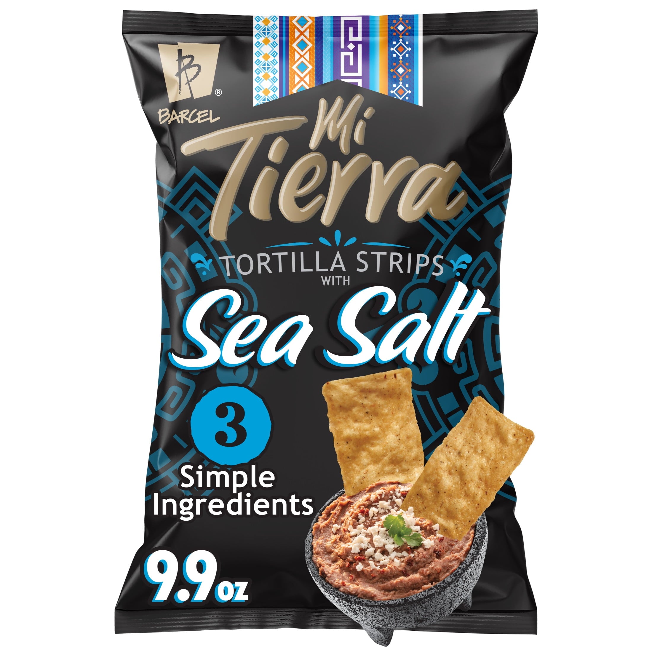 Sea Salt Tortilla Chip Strips 9.9 Oz Barcel Mi Tierra