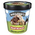 Ben & Jerry's Half Baked Chocolate & Vanilla Ice Cream Pint 16 Fl Oz