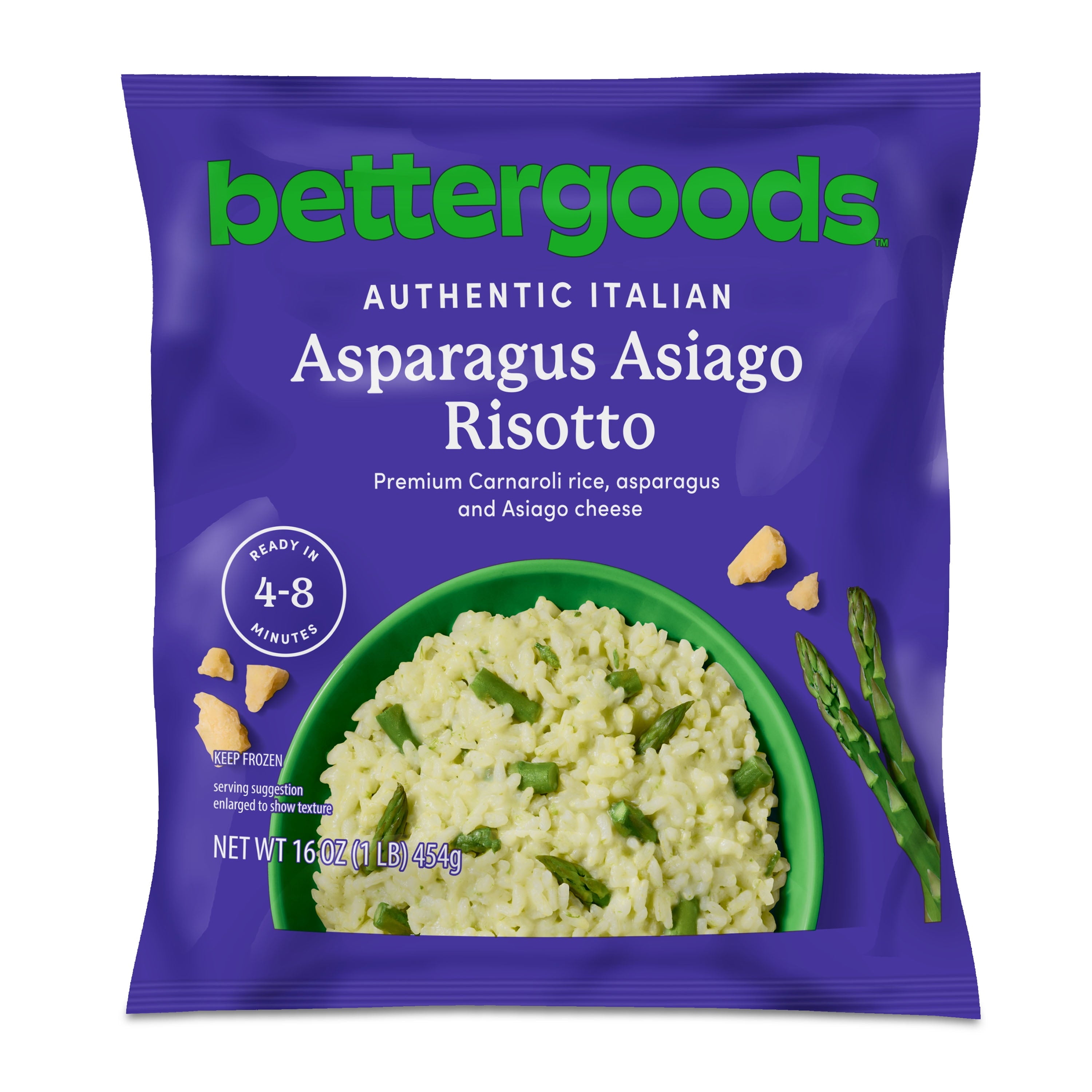 Bettergoods Asparagus Asiago Risotto Frozen Side Dish 16 Oz
