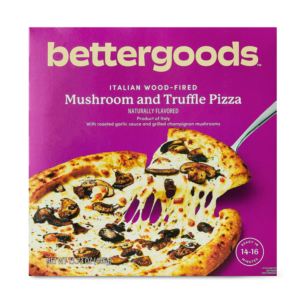 Bettergoods Italian Wood-Fired Mushroom and Truffle Pizza 15.73 Oz Frozen