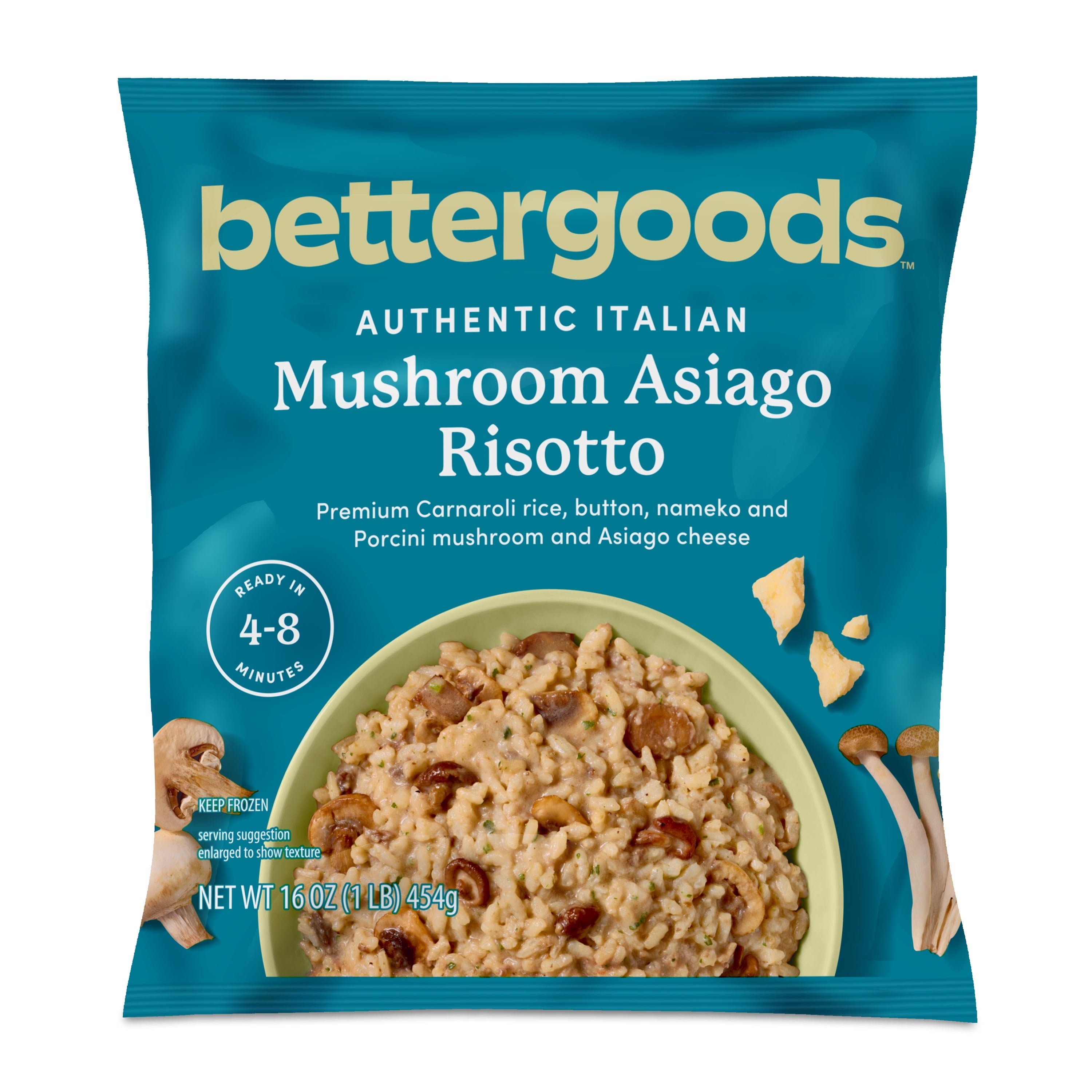 Bettergoods Mushroom Asiago Risotto Frozen 16 Oz