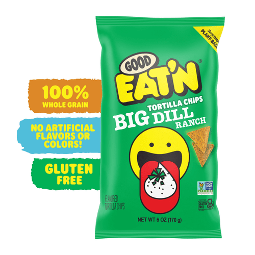 Big Dill Ranch Tortilla Chips 6 Oz Good Eat'n