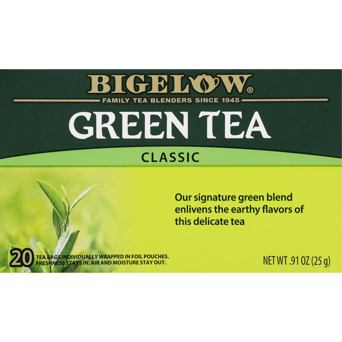 Bigelow Tea Classic Green Tea Bags 20 Count