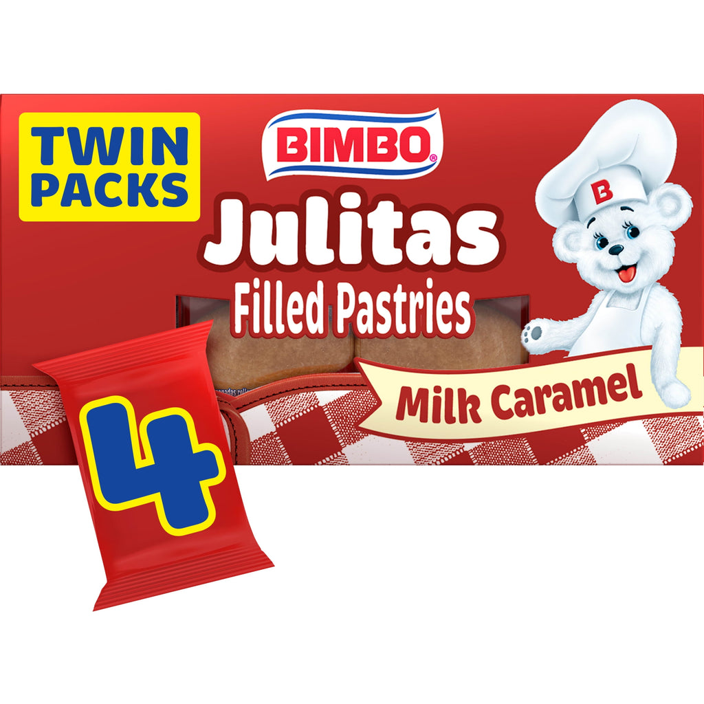 Julitas Milk Caramel Filled Pastries 11.28 Oz 8 Count Bimbo