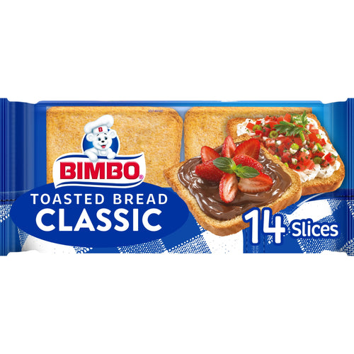 Classic White Toasted Bread 7.41 Oz 14 Count Bimbo