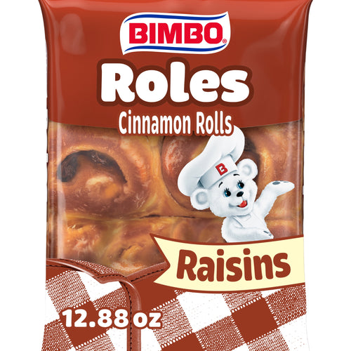 Cinnamon Rolls with Raisins 12.88 Oz 6 Count Bimbo