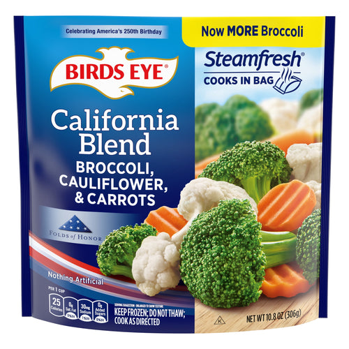 Birds Eye Steamfresh Carrots Broccoli & Cauliflower Frozen Vegetables 10.8 Oz