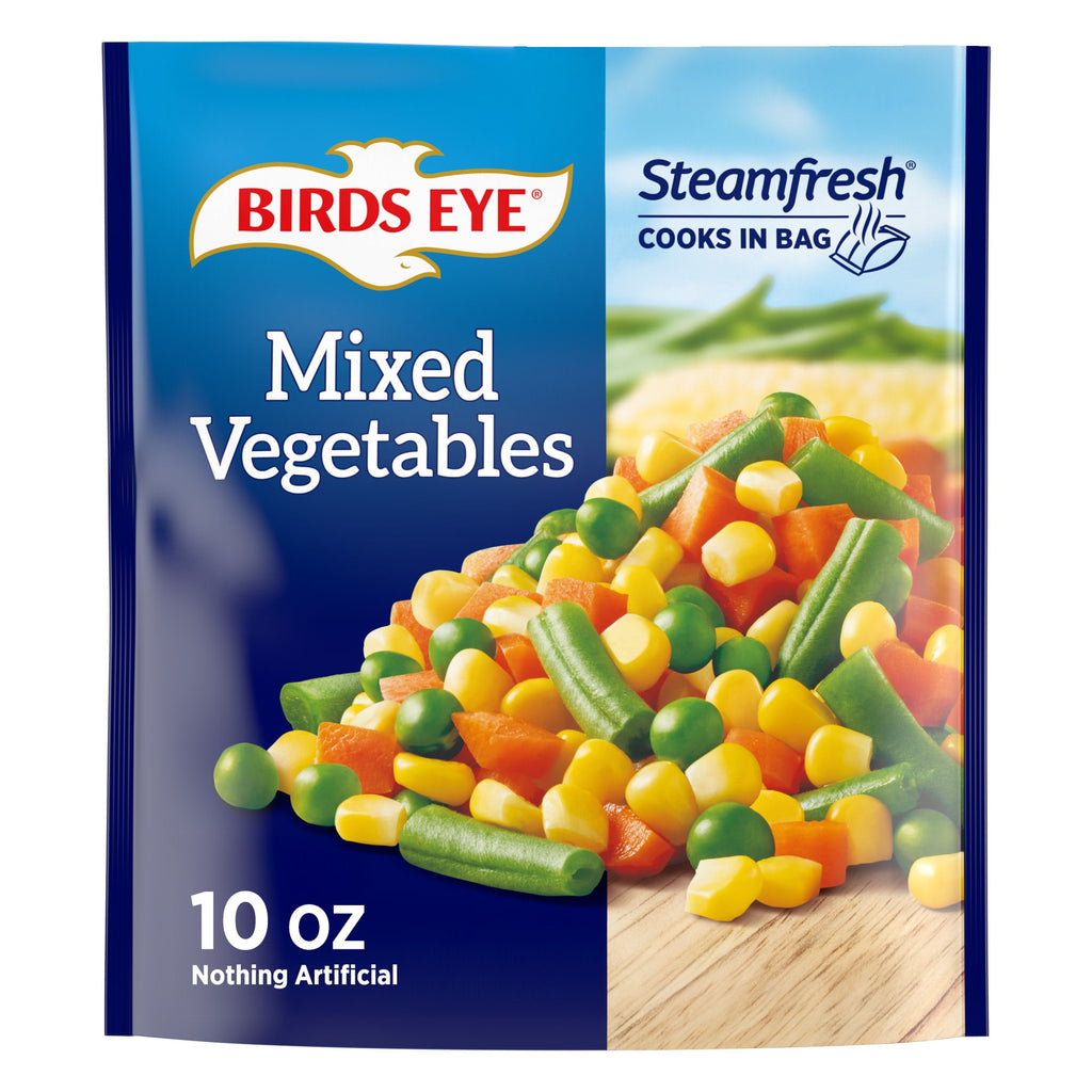Birds Eye Steamfresh Mixed Vegetables Corn Carrots Green Beans Peas Frozen 10 Oz