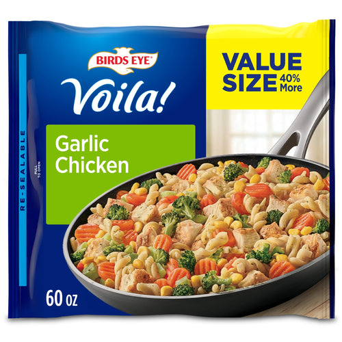 Birds Eye Voila! Garlic Chicken Frozen Family Meal 60 Oz